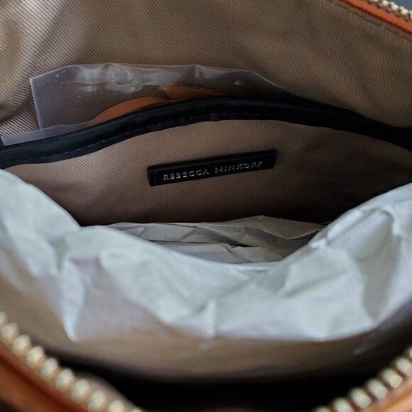 NWT REBECCA MINKOFF Mini M.A.C. Leather Crossbody Bag MSRP $195 - Picture 16 of 16